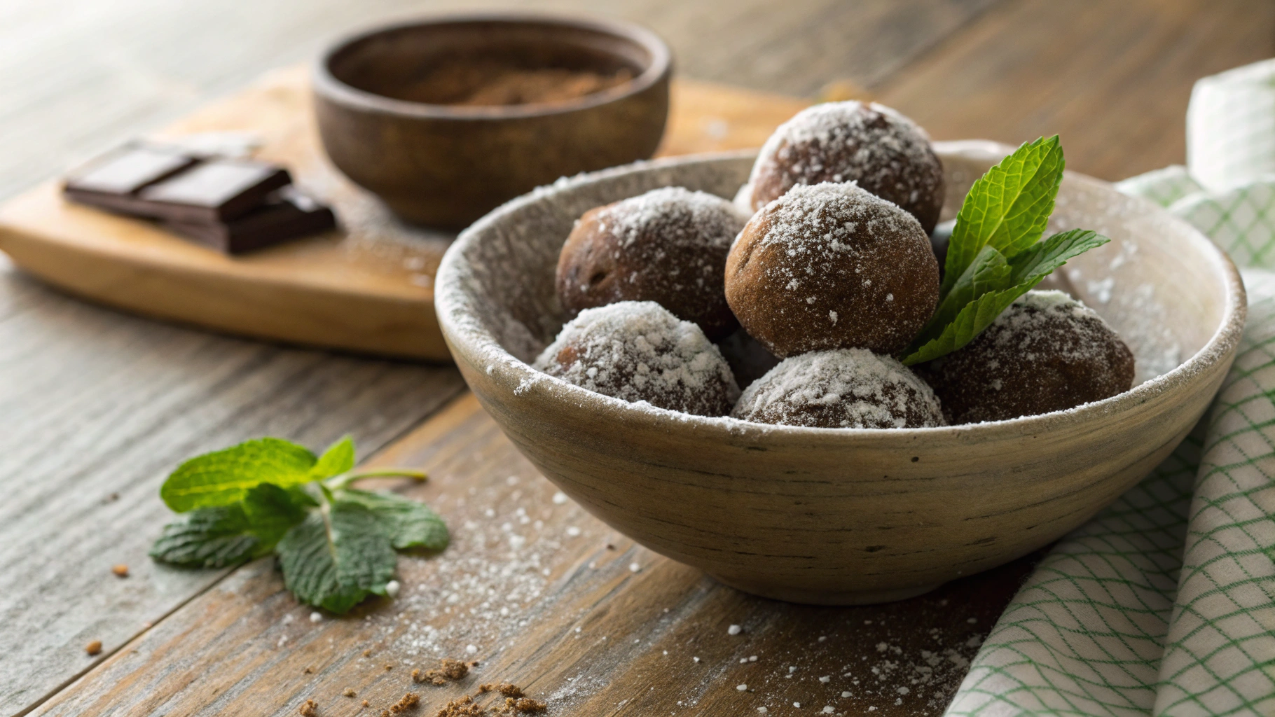Keto Almond and Coconut Spiced Rum Balls