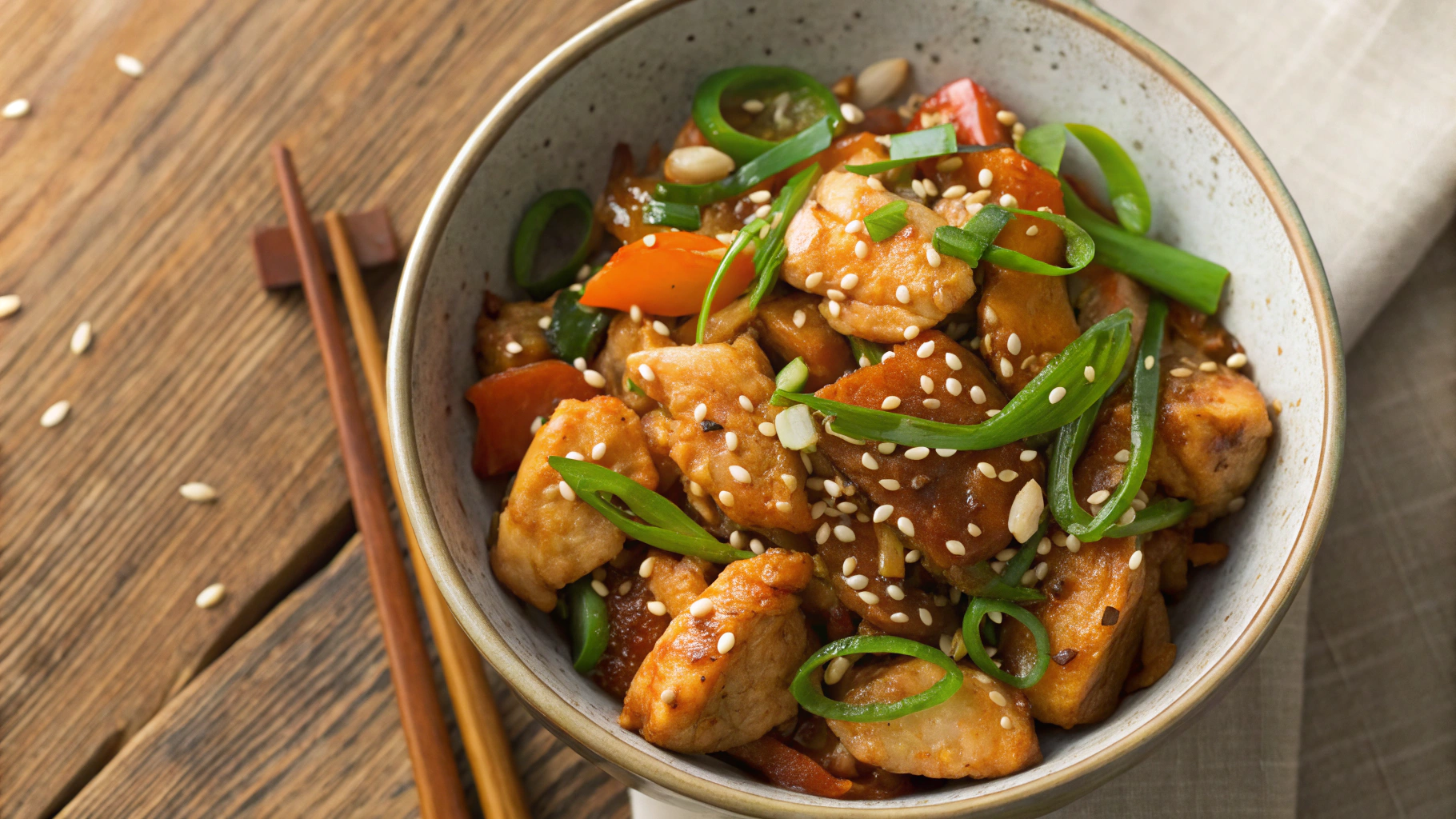 Low Carb Almond Chicken Meal Prep