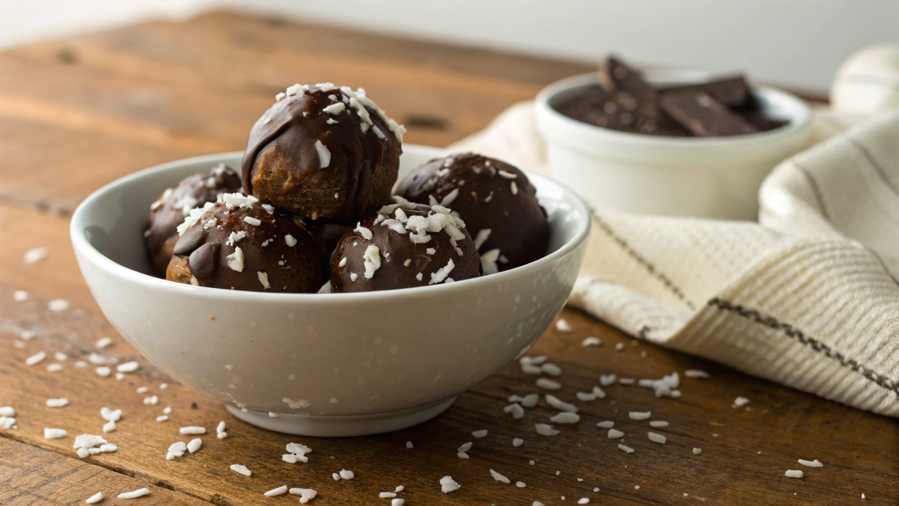 Keto Almond Coconut Cream Fat Bombs