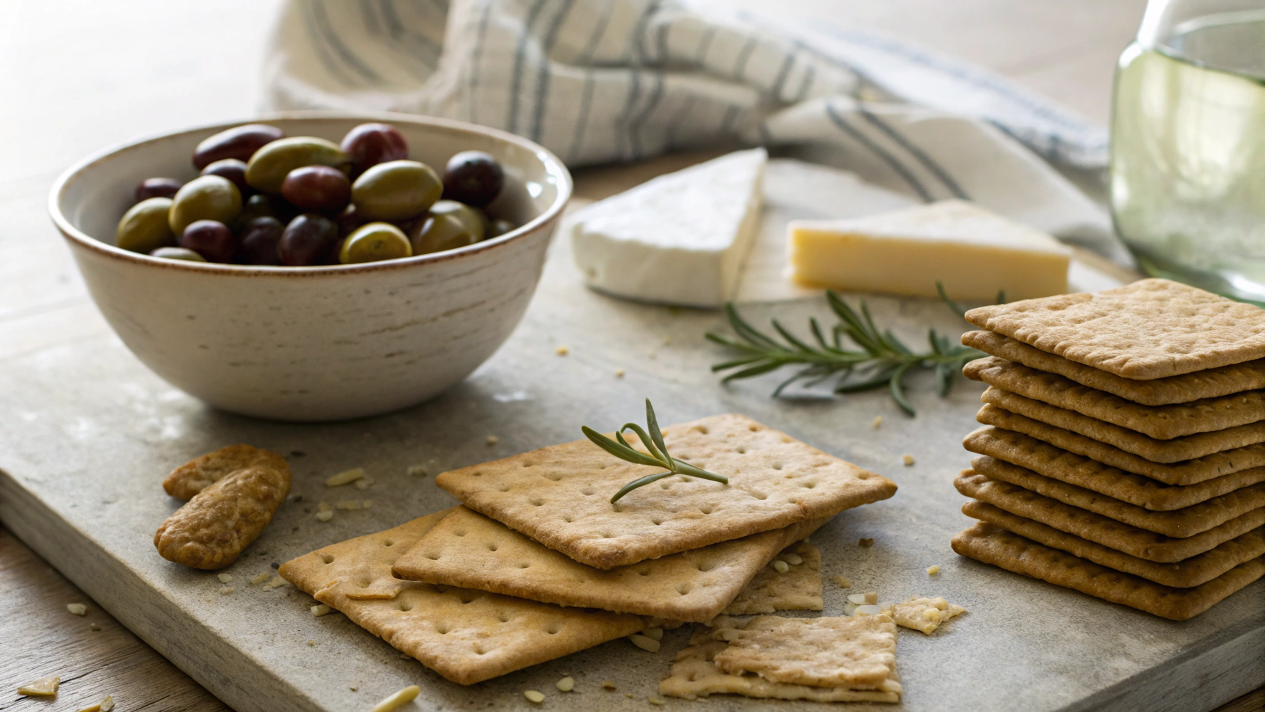 Keto Almond Crackers