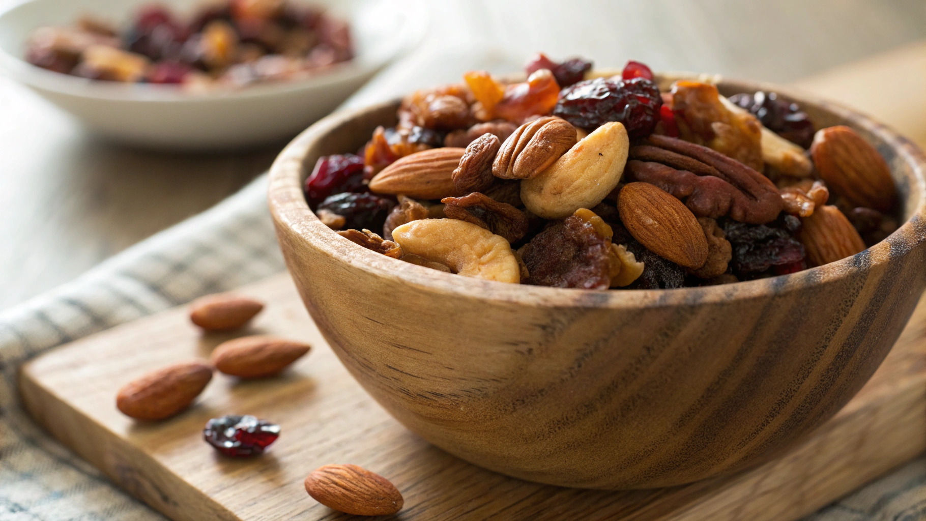 Keto Almond, Pecan and Bacon Trail Mix