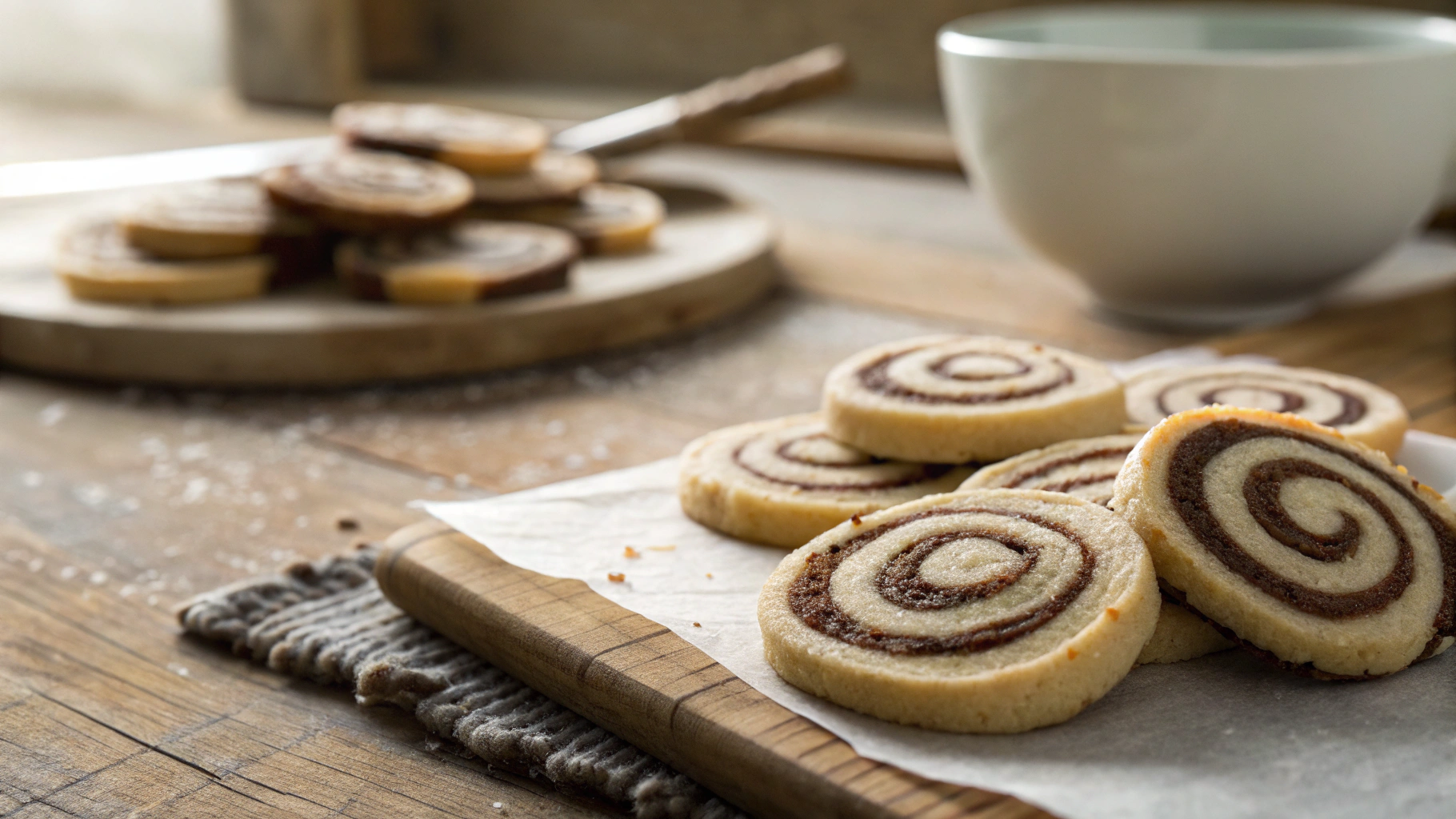 Keto Almond Pinwheel Cookies