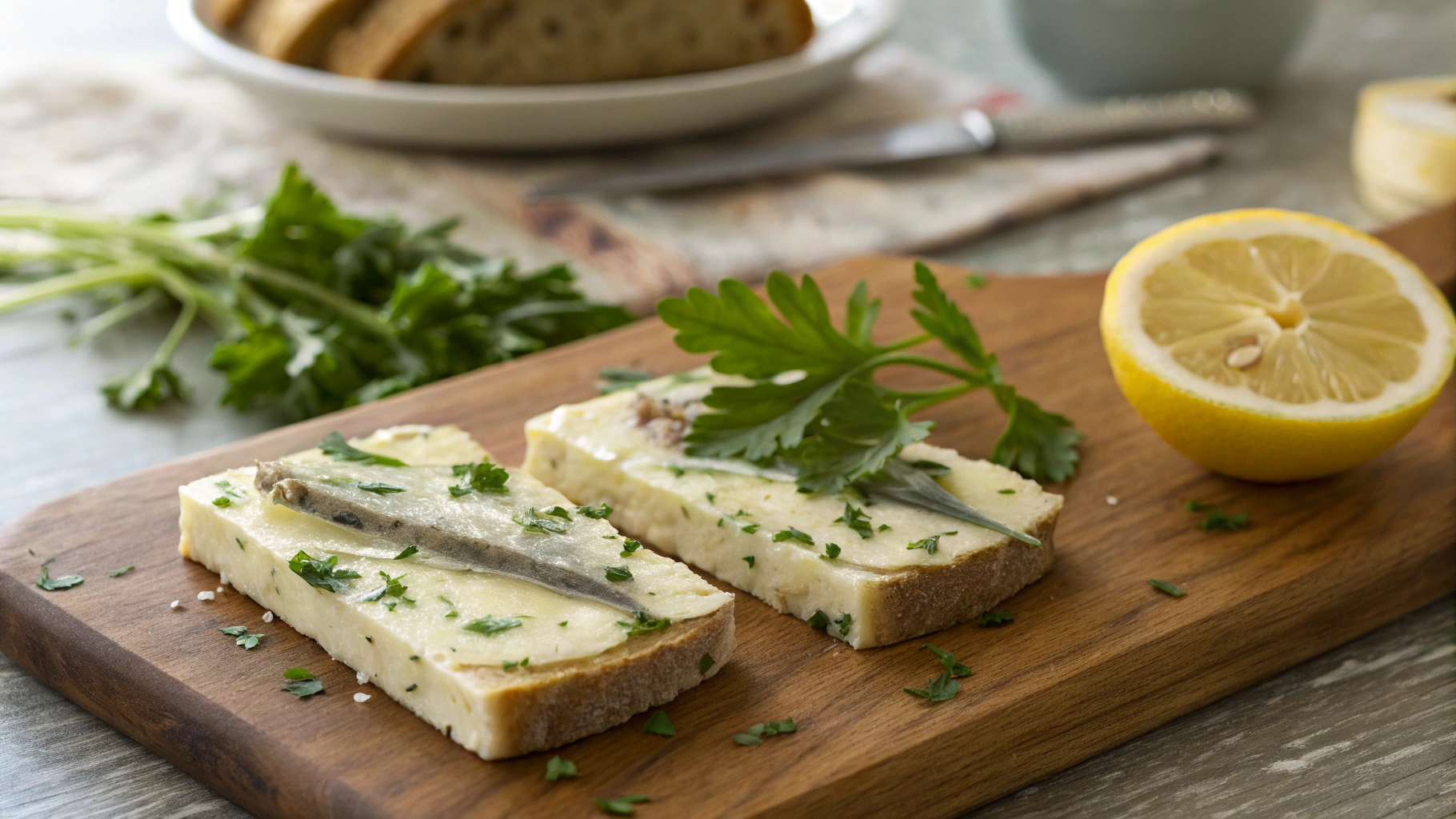 Keto Anchovy and Caper Compound Butter