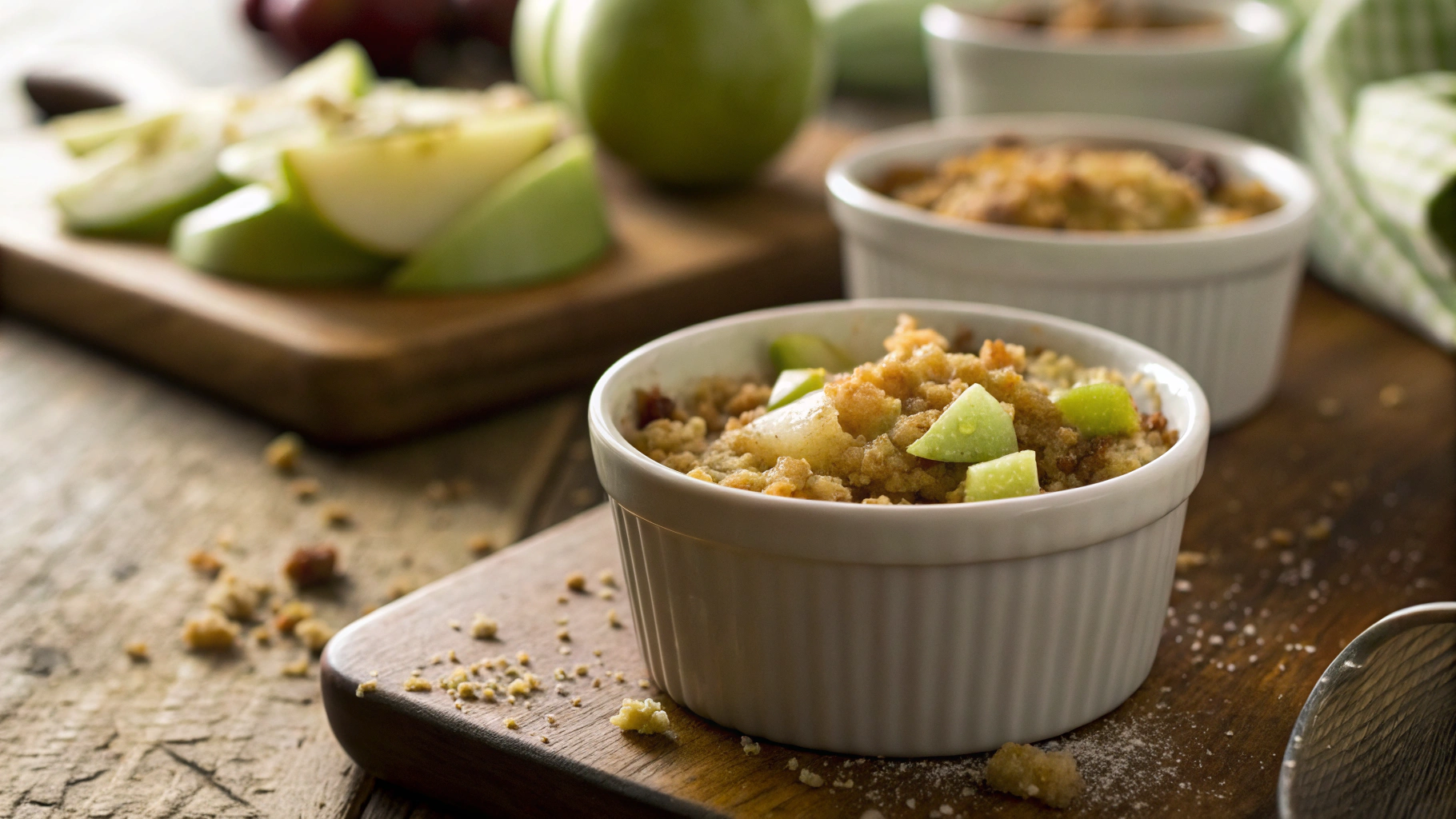 Keto “Apple” Cobbler For Two