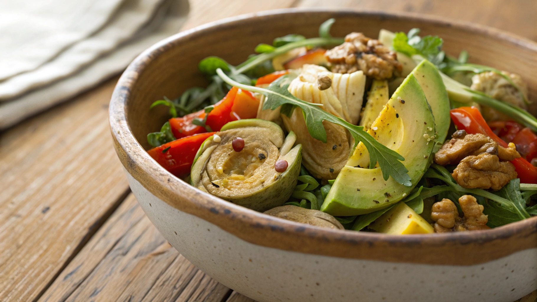 Keto Artichoke And Walnut Salad