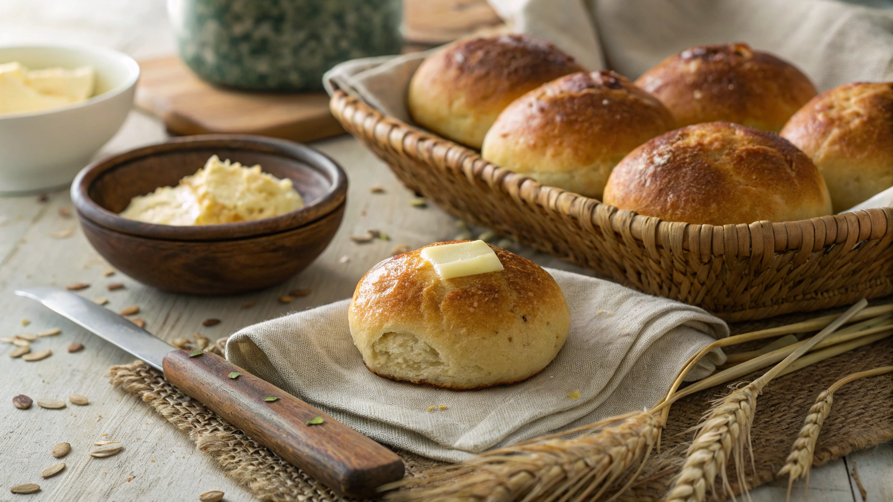 Low Carb Artisan Bread Rolls