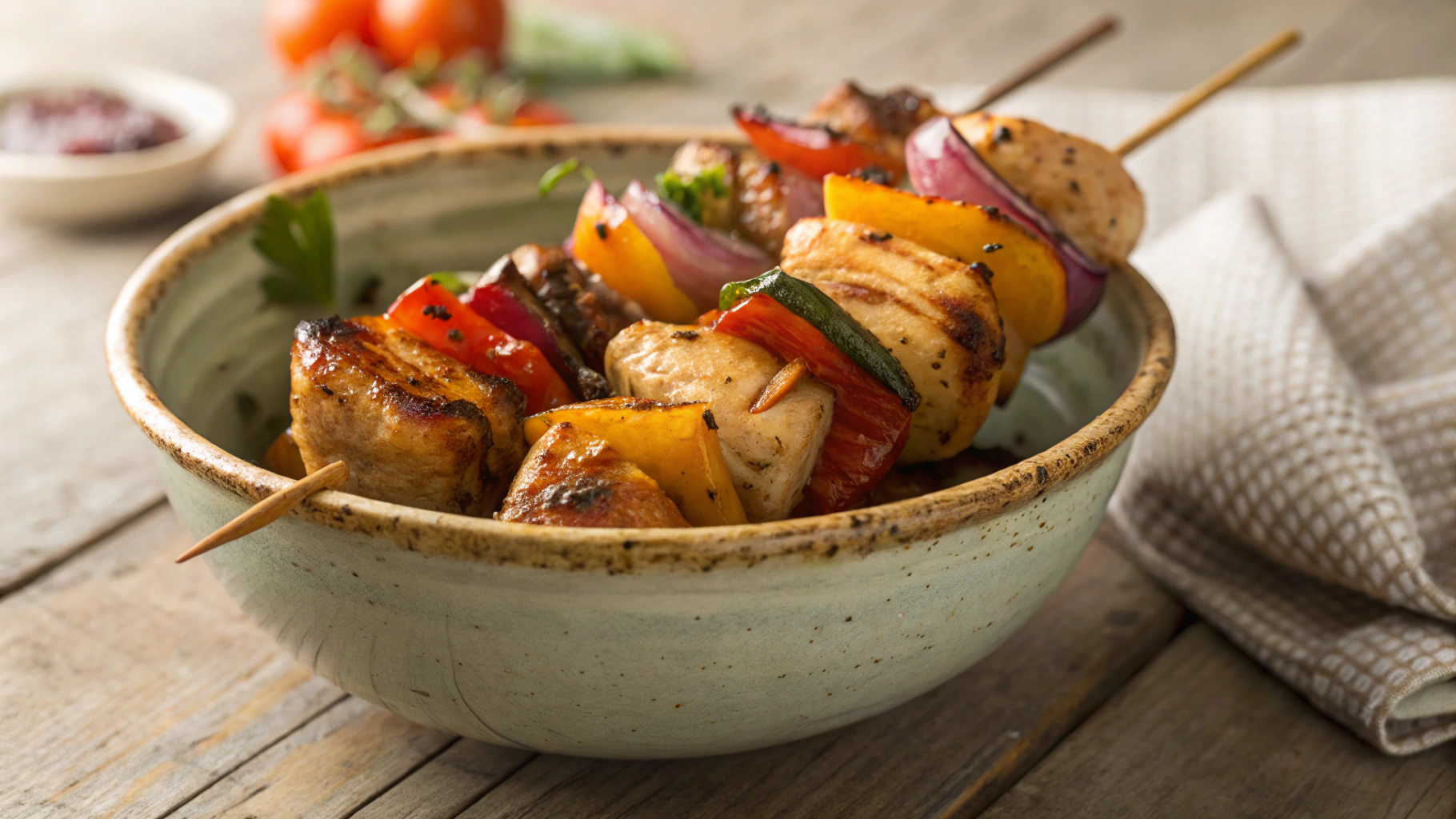 Keto Asian Chicken Kebabs