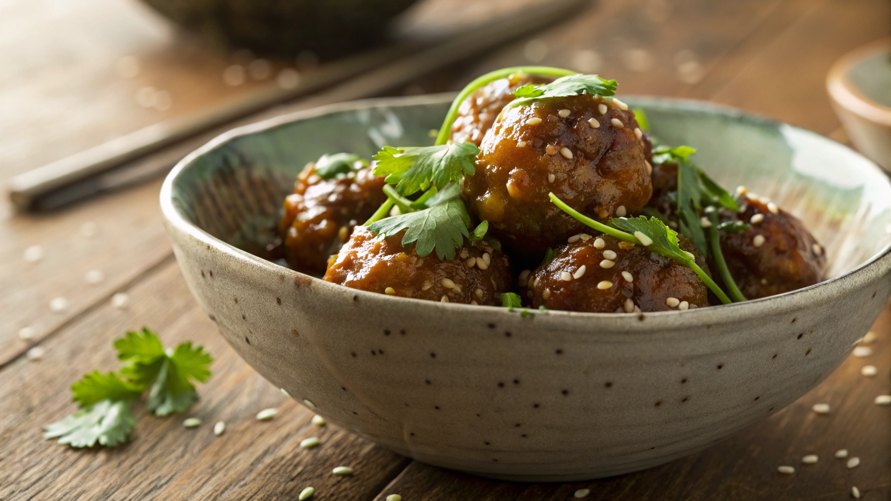 Keto Asian Pork Meatballs