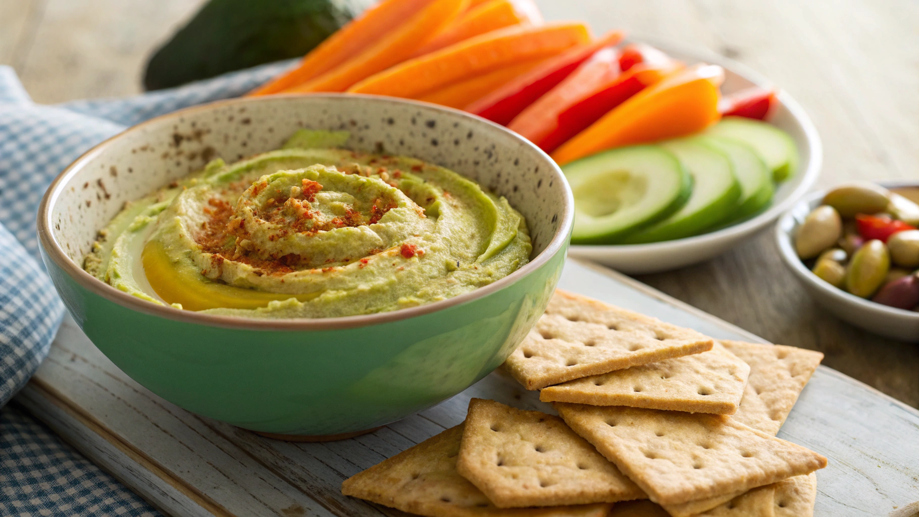 Keto Avocado Hummus