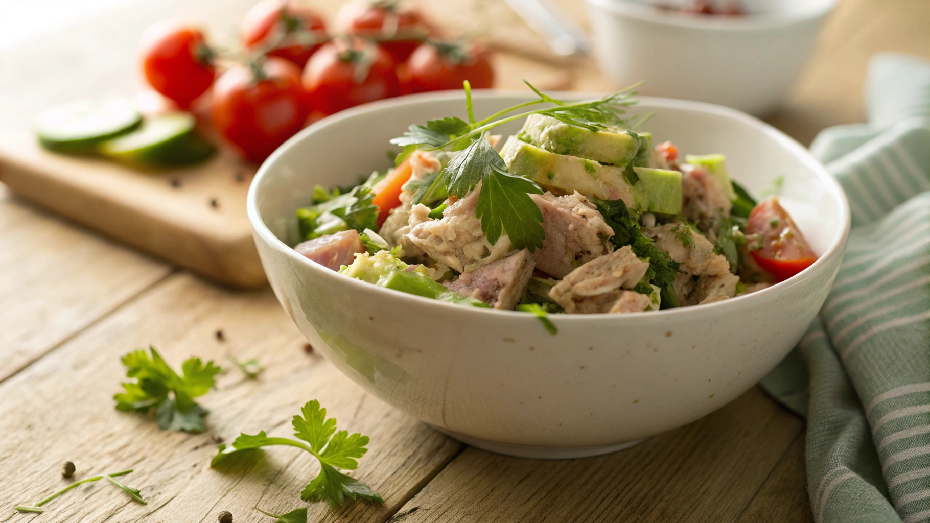 Keto Avocado Tuna Salad