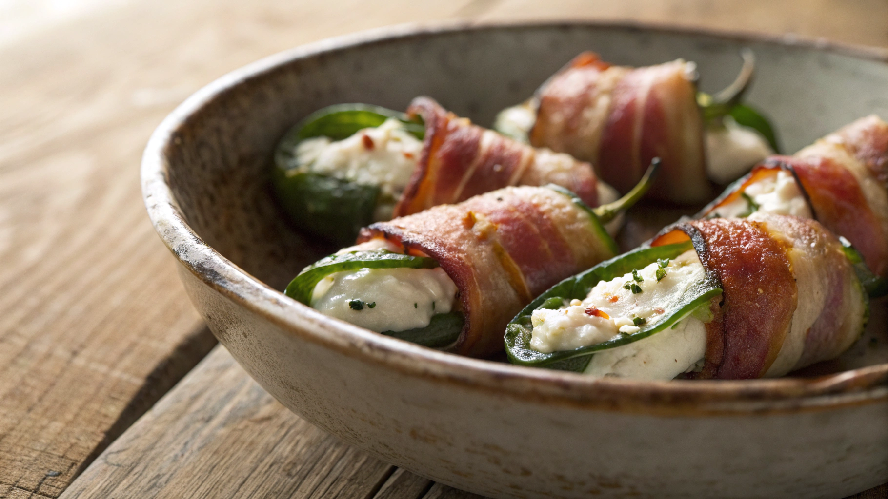 Keto Bacon and Cream Cheese Stuffed Peppers