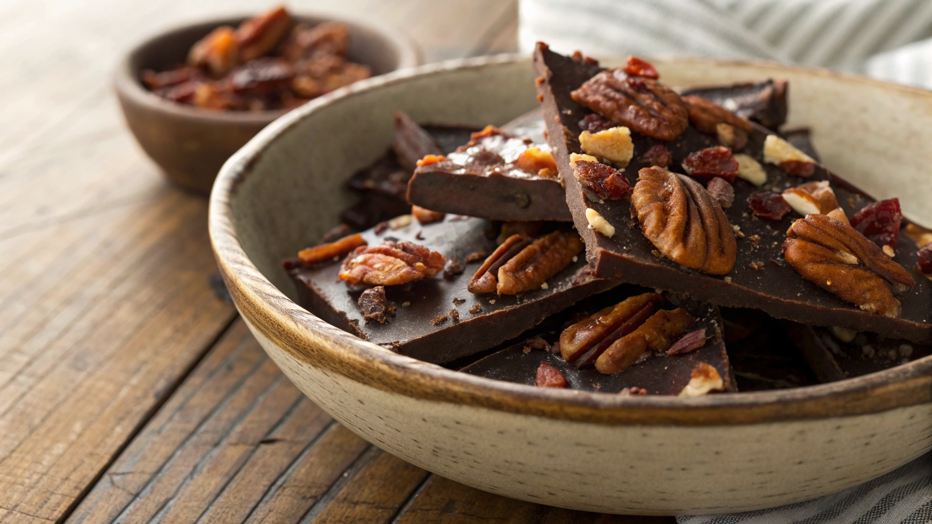 Keto Bacon And Maple Pecan Chocolate Bark