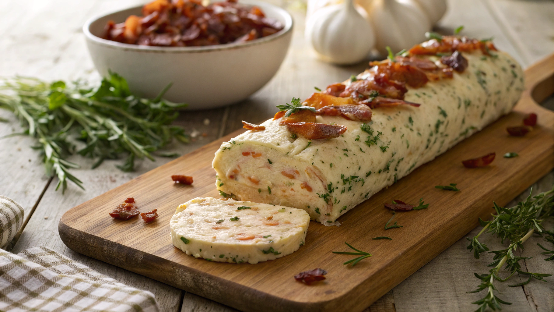 Keto Bacon and Parmesan Compound Butter