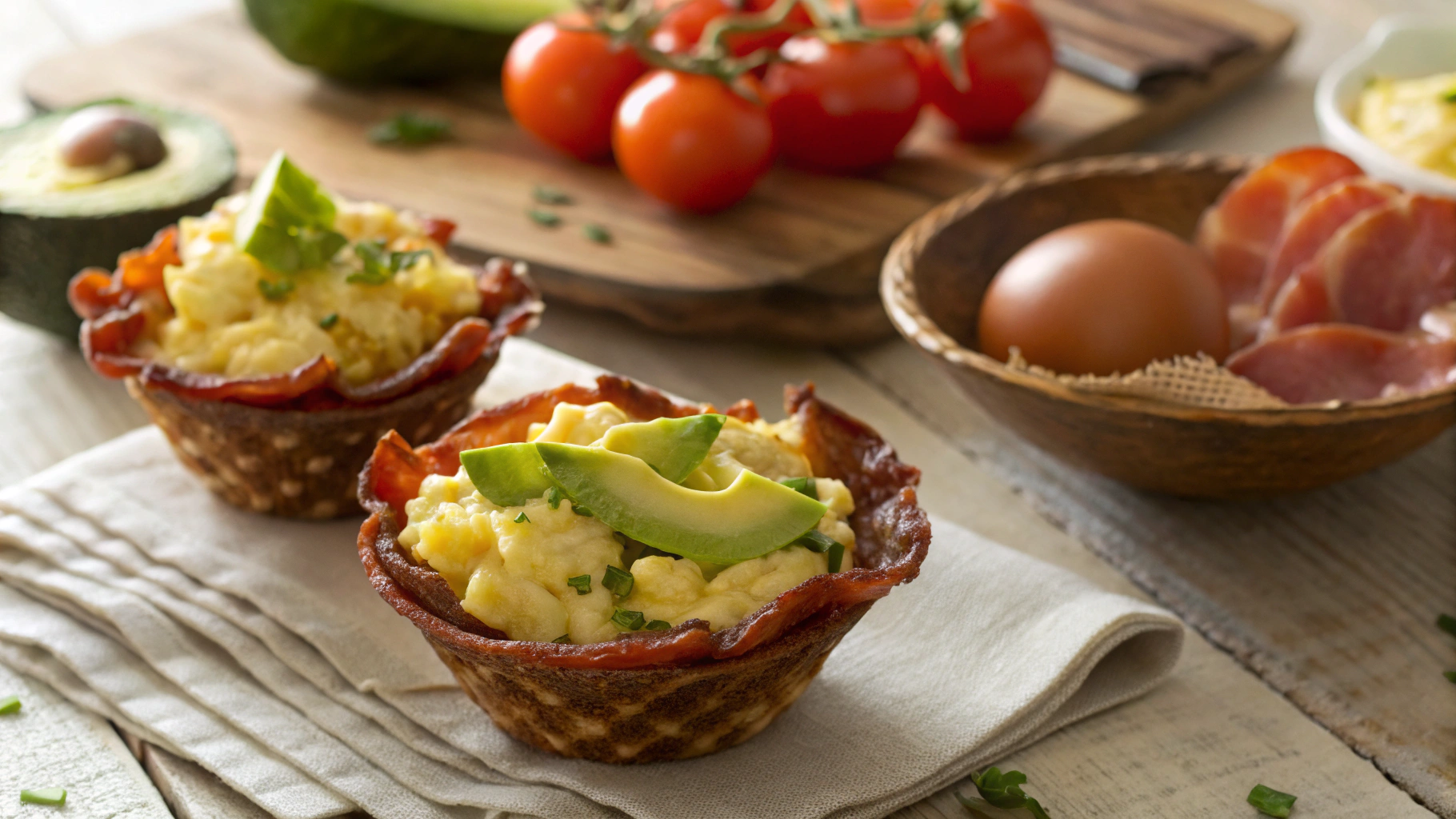 Keto Bacon Baskets
