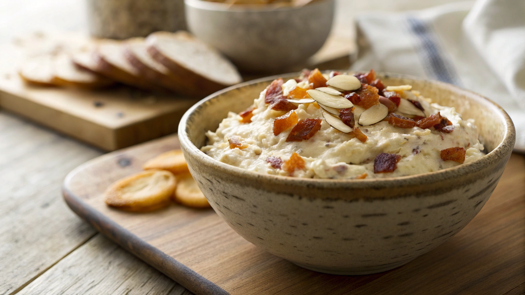 Keto Bacon Cheese Ball Dip