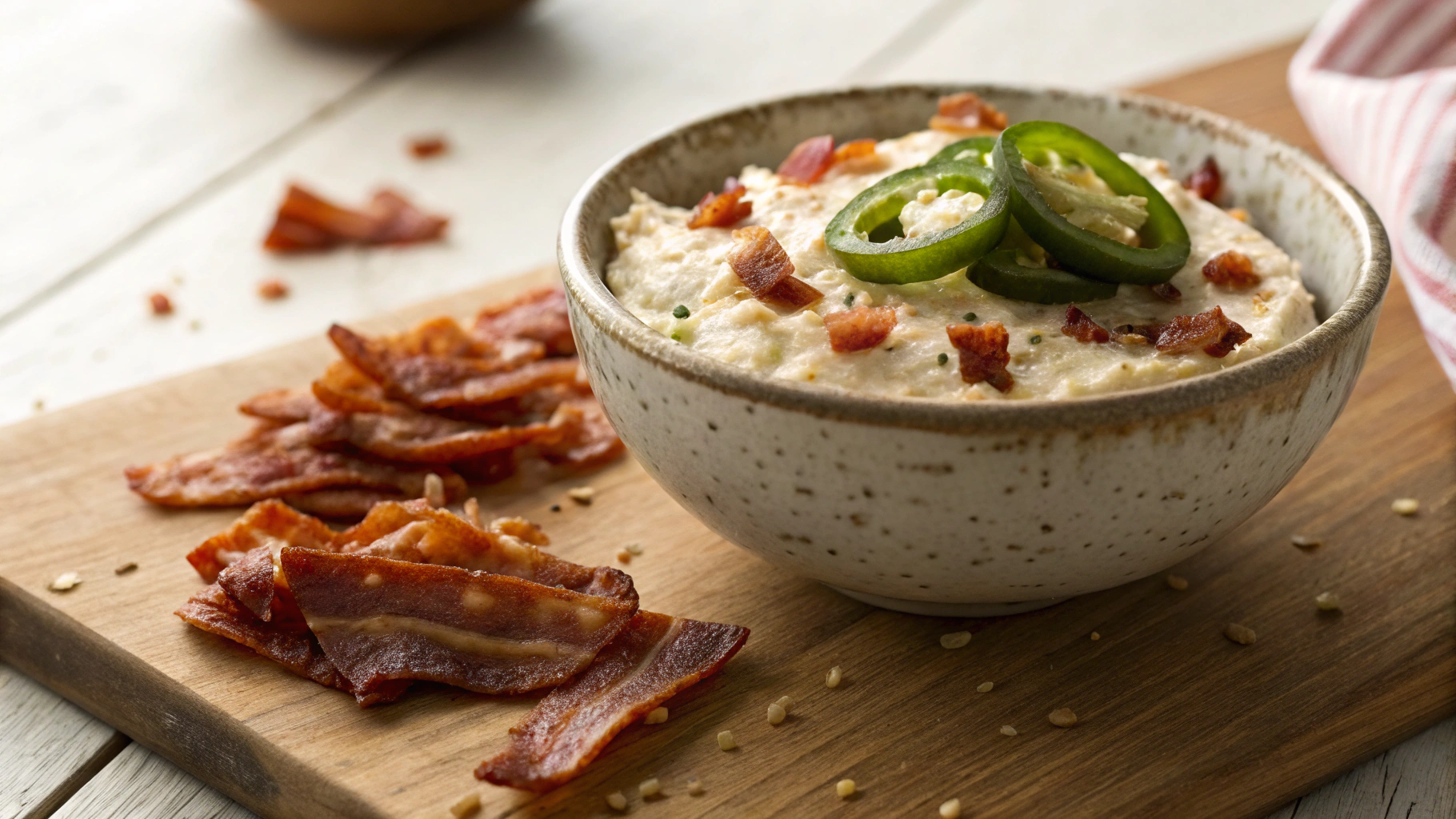 Keto Bacon Jalapeno Cheese Dip