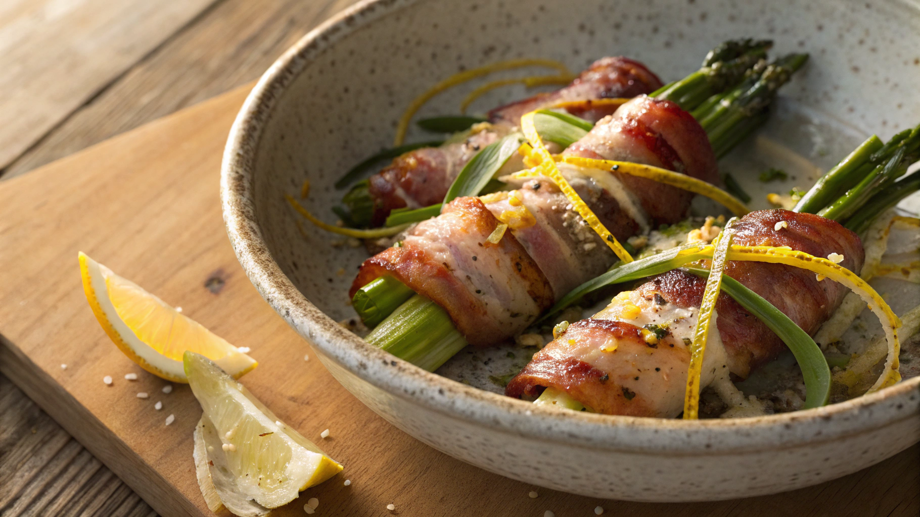 Keto Bacon Wrapped Scallions