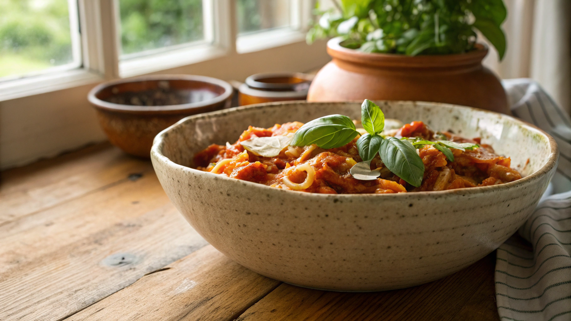 Keto Baked Pizza Pasta