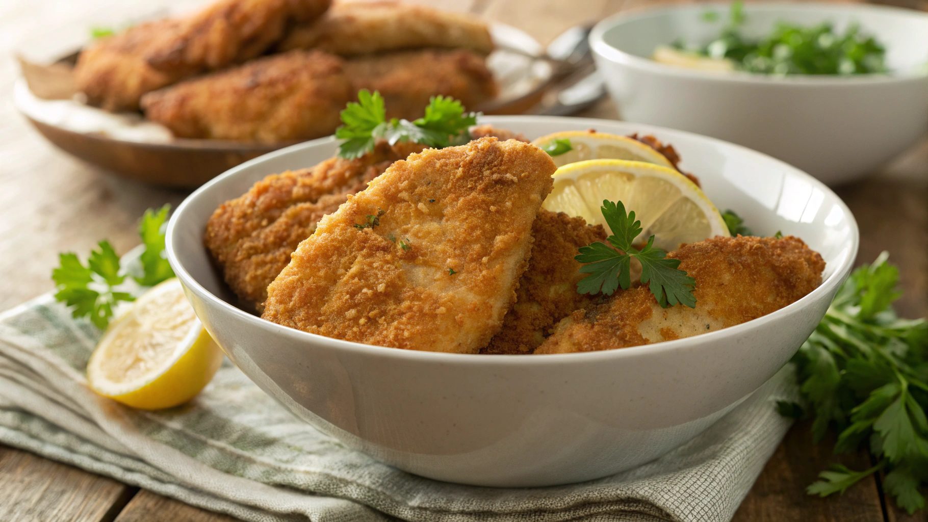 Keto Baked Pork Rind Chicken