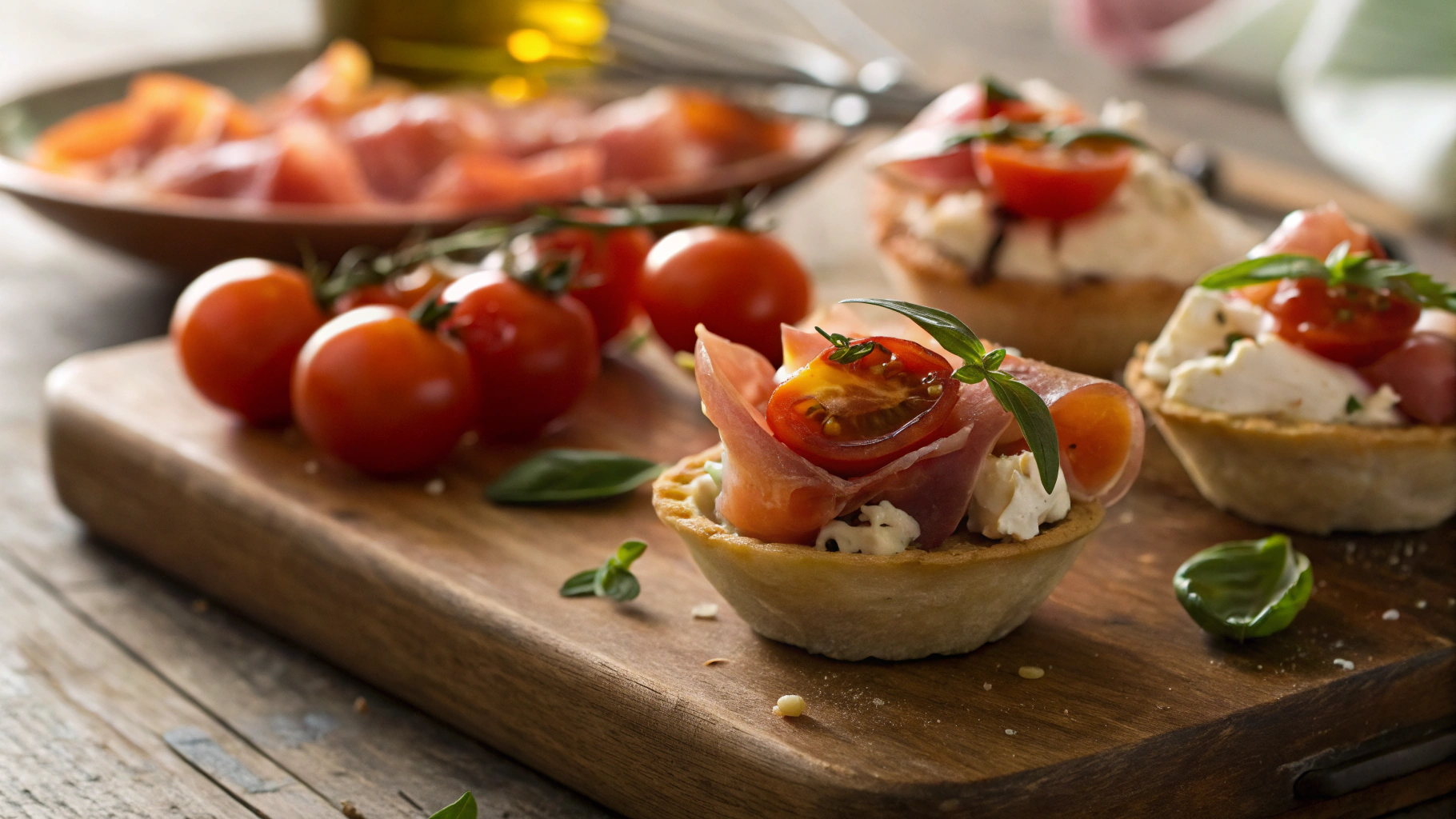 Keto Baked Prosciutto Cups