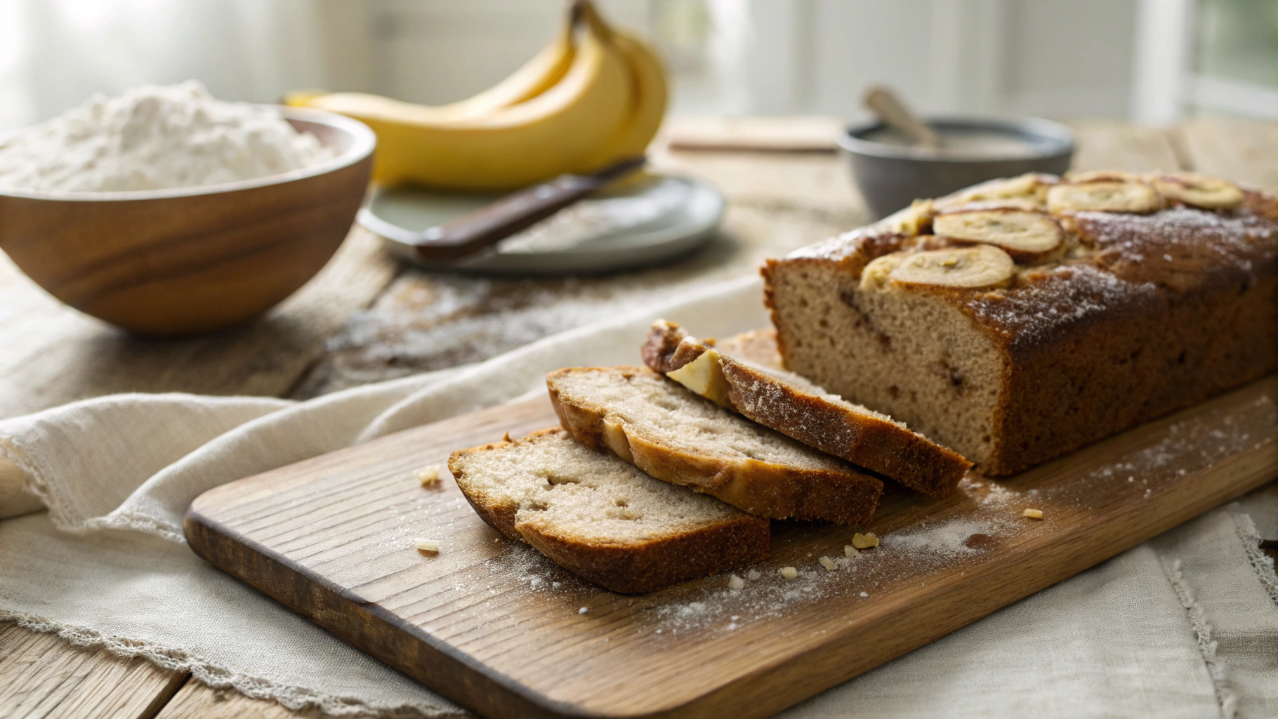 Keto Banana Nut Bread