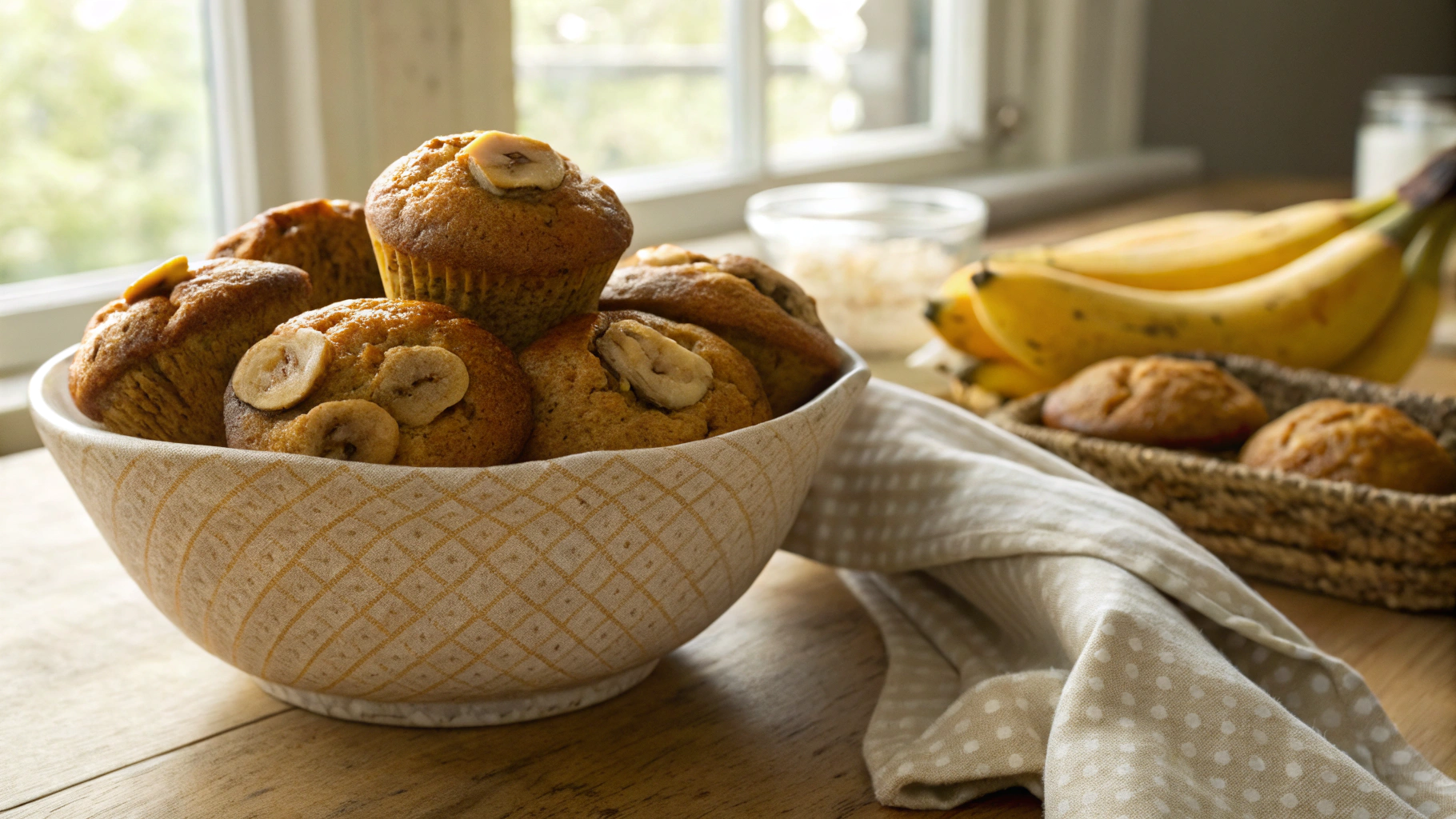 Keto Banana Nut Muffins