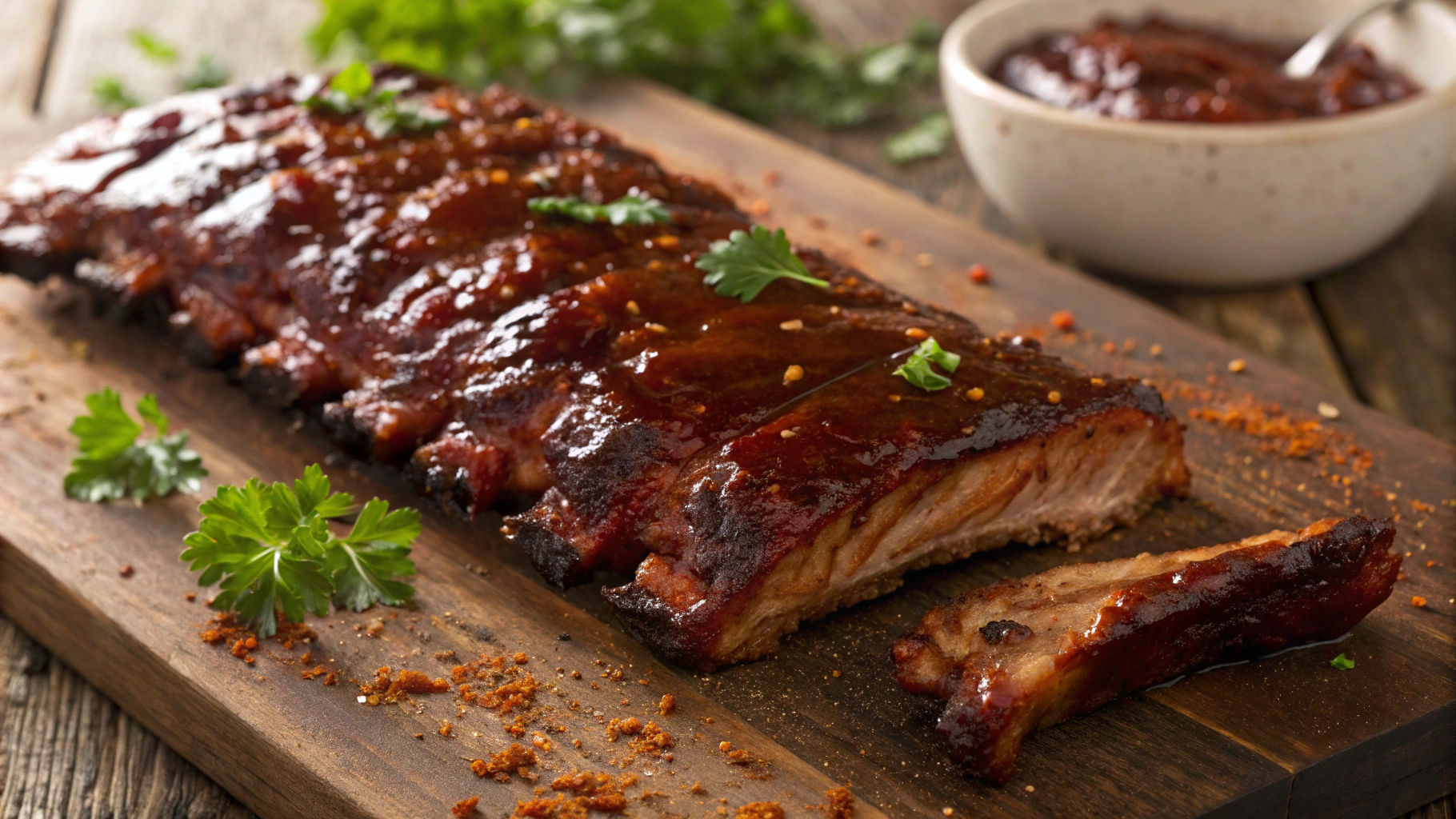 Keto Barbecue Pork Ribs