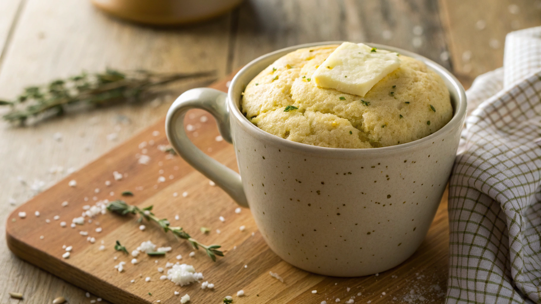 Keto Basic 90 Second Egg White Mug Bread