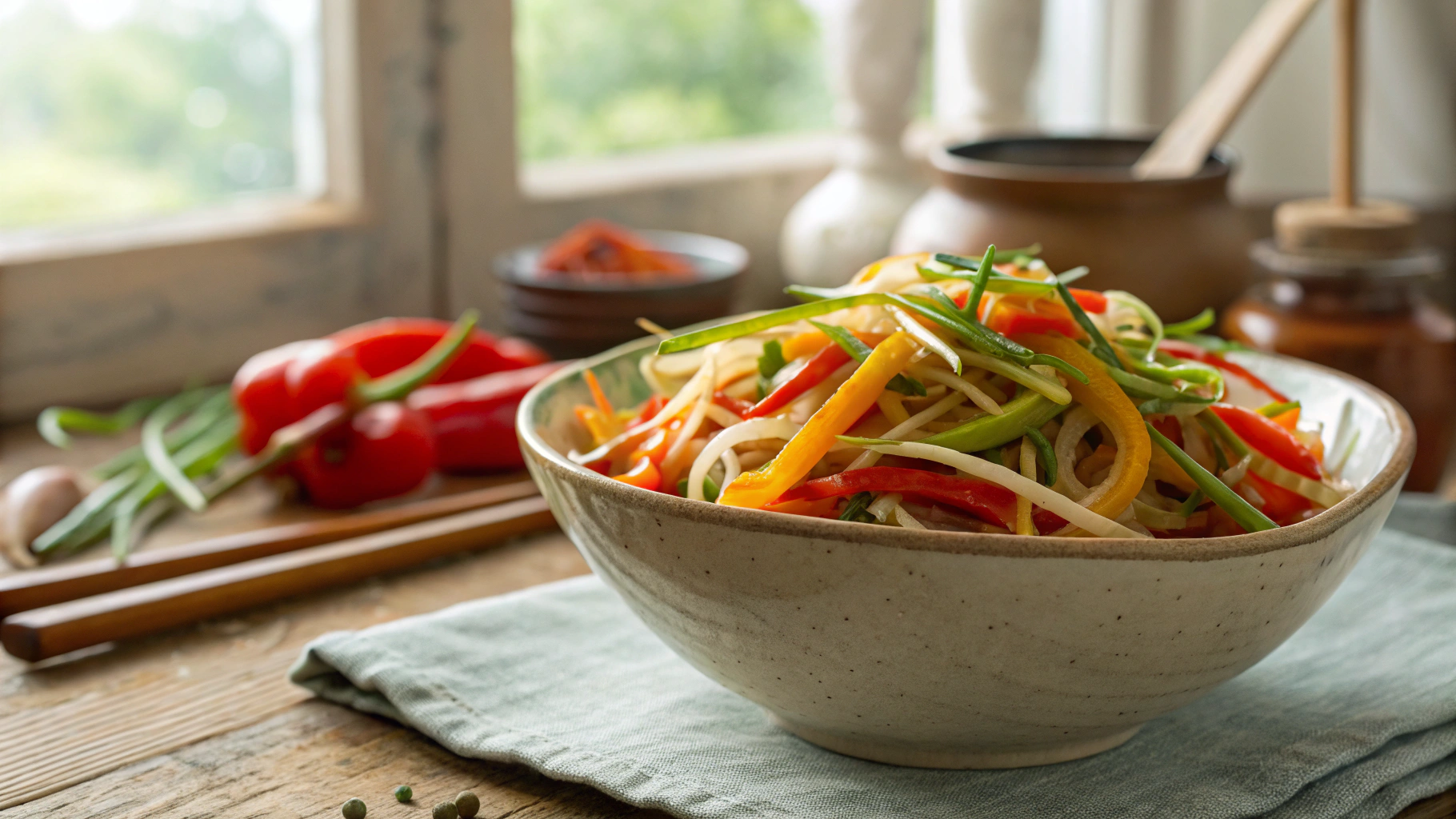 Keto Bean Sprout Stir Fry