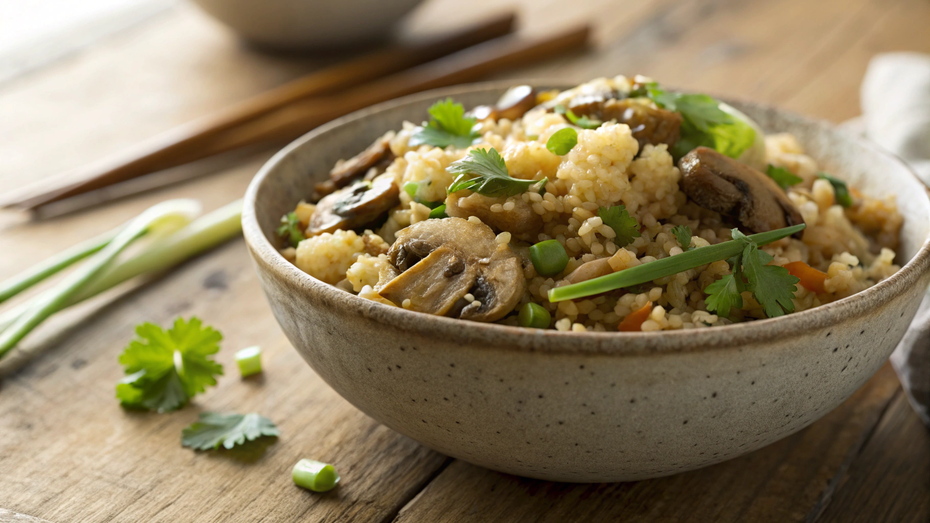 Keto Beef and Mushroom Fried Rice