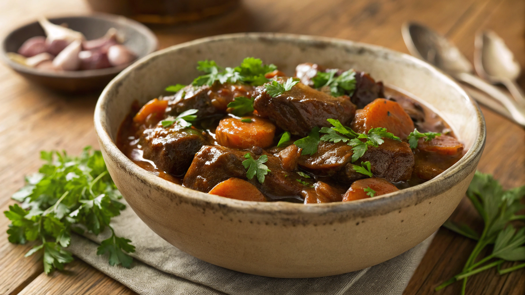 Keto Beef Bourguignon (French Beef Stew)