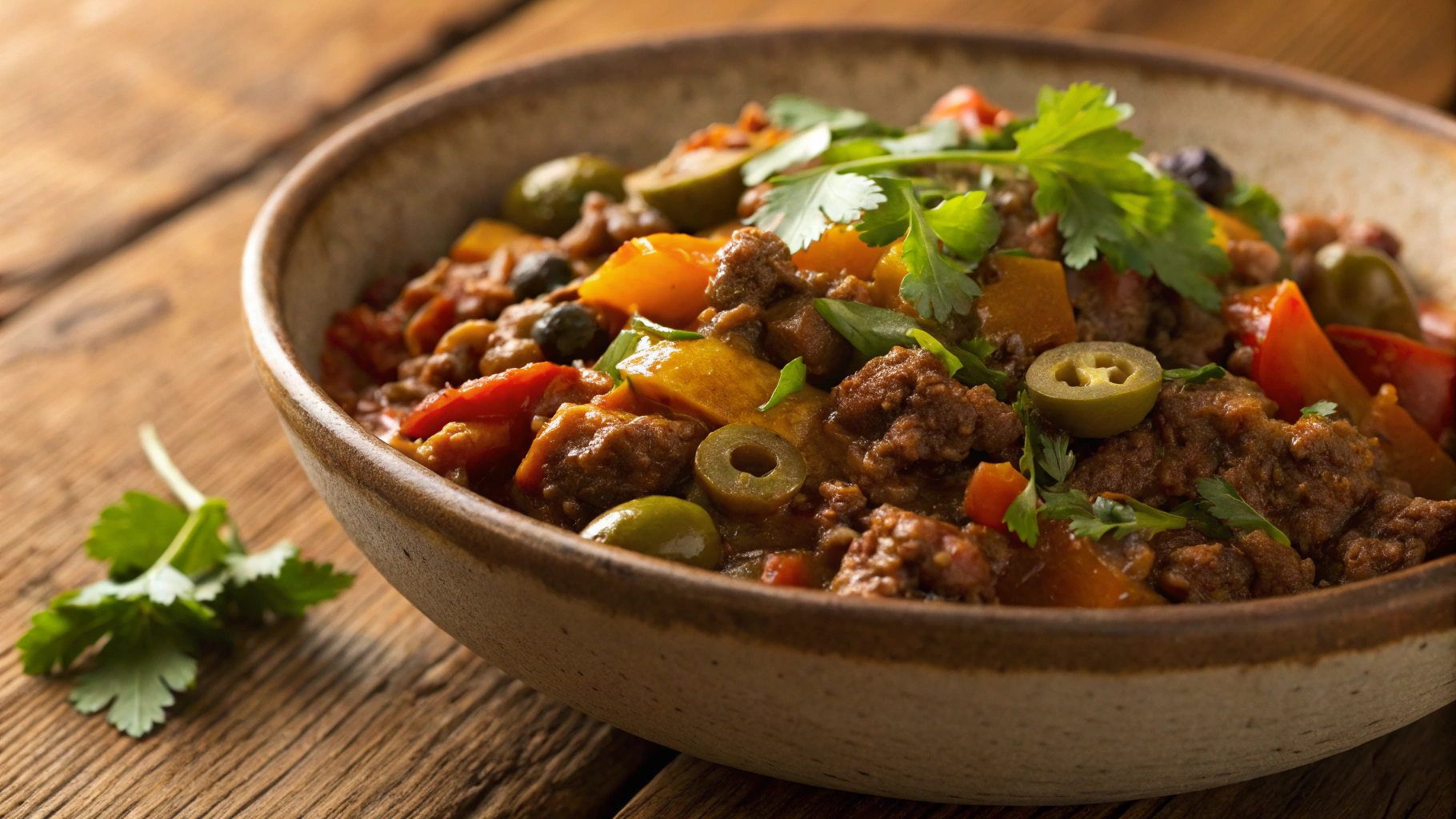 Keto Beef Picadillo