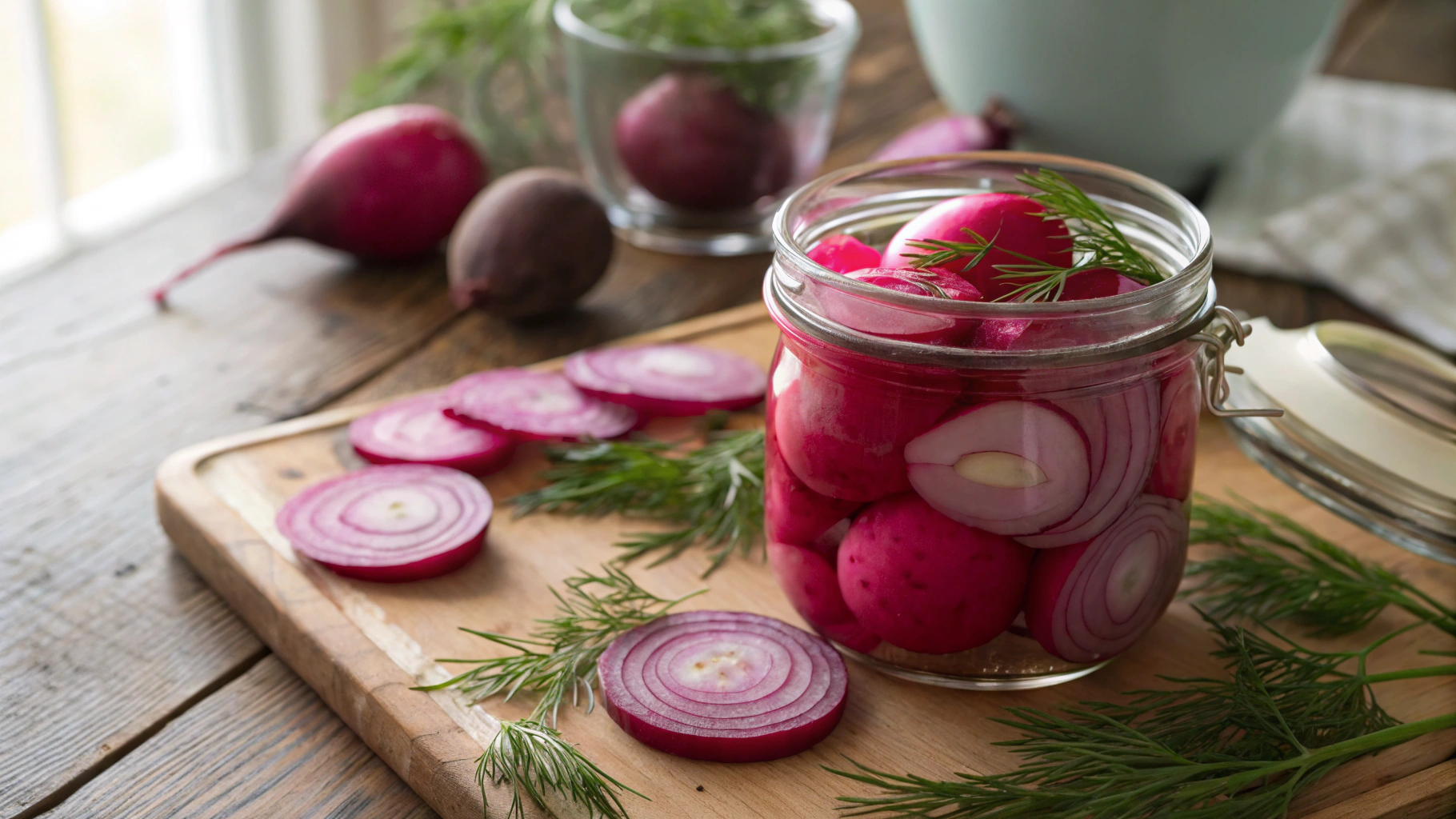 Keto Beet Pickled Eggs