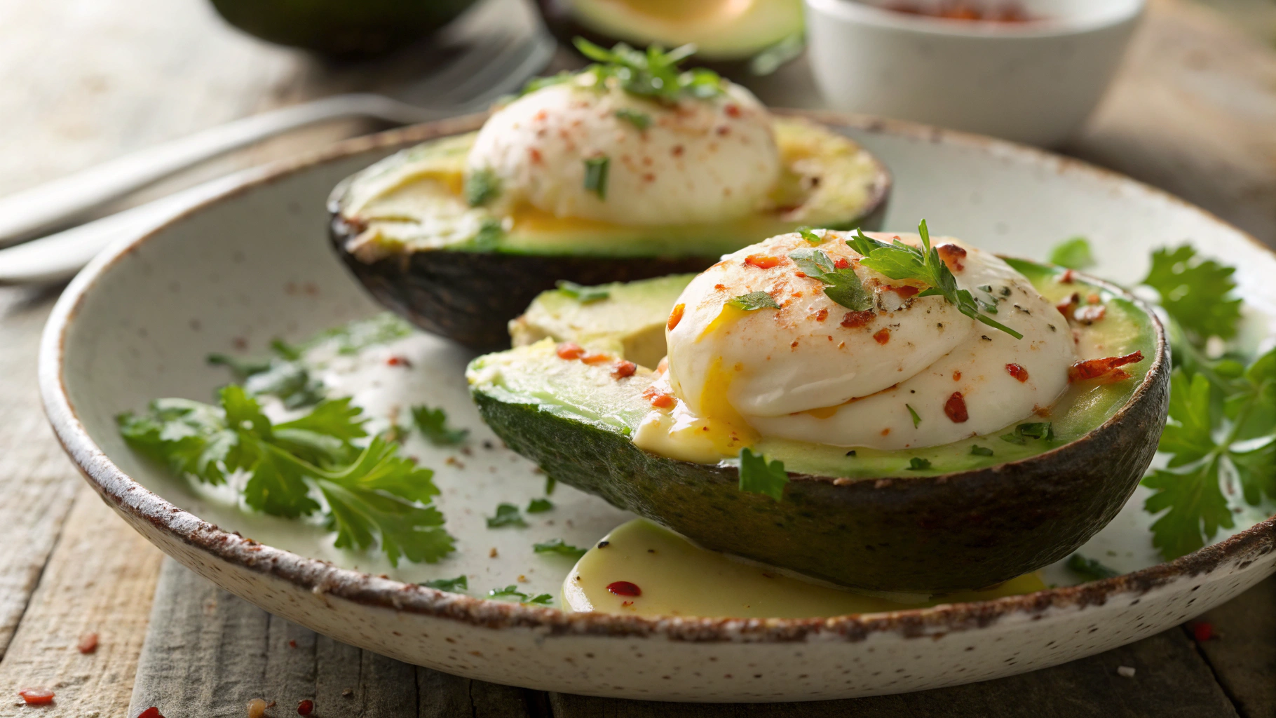 Keto Best Avocado Eggs Benedict