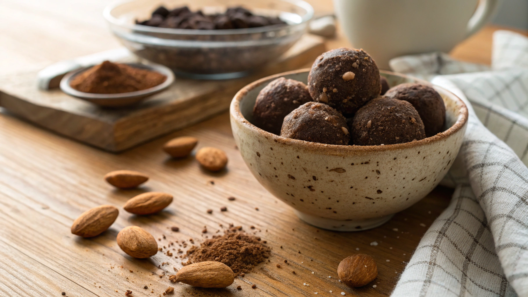 Keto Best Chocolate Protein Energy Balls