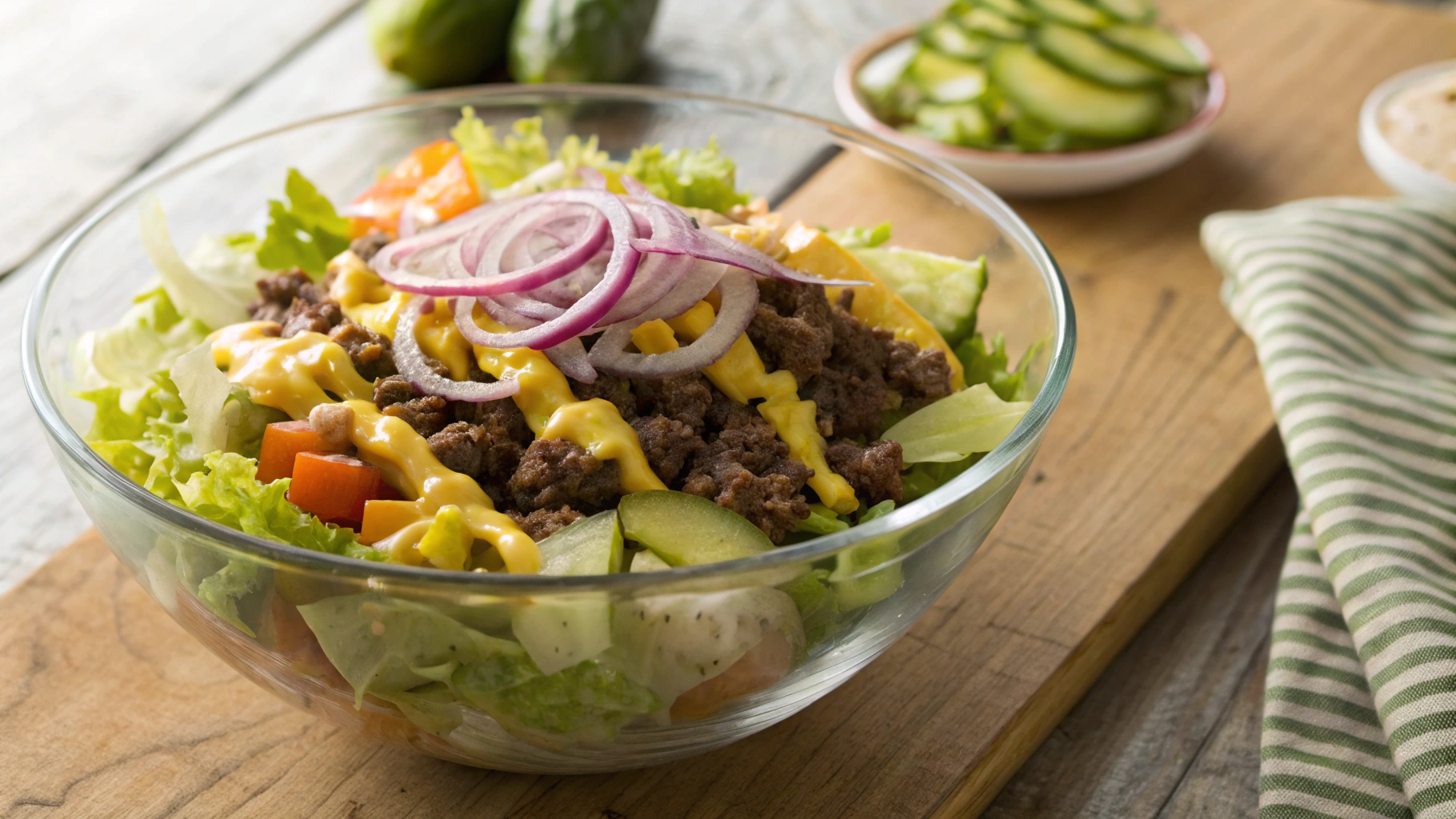 Keto "Big Mac" Salad