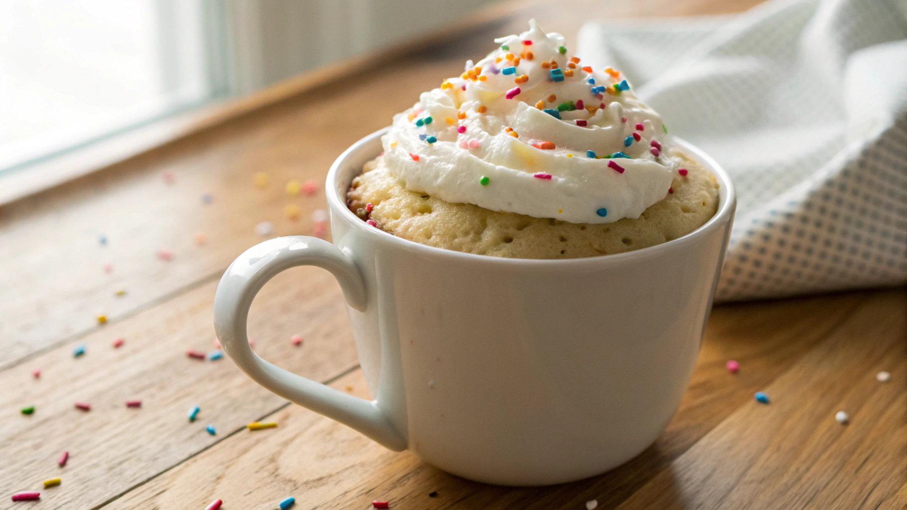 Keto Birthday Mug Cake