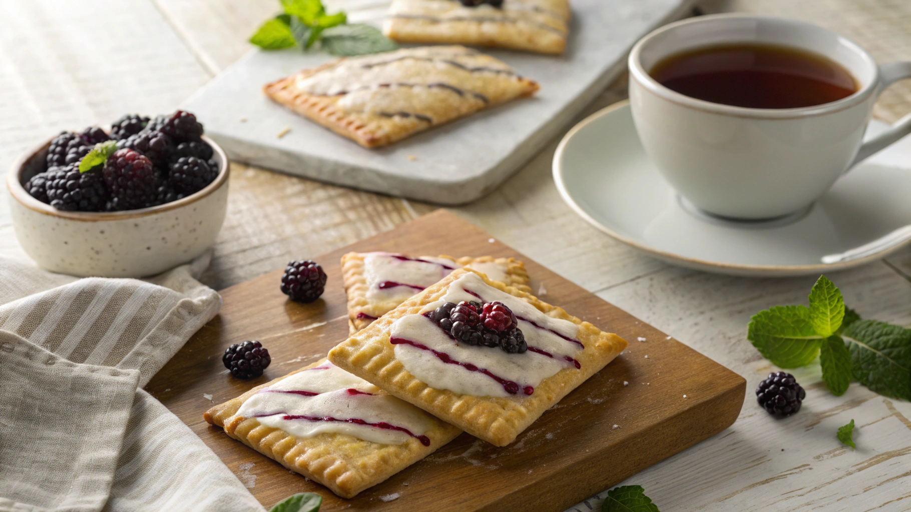 Keto Blackberry Toaster Pastries