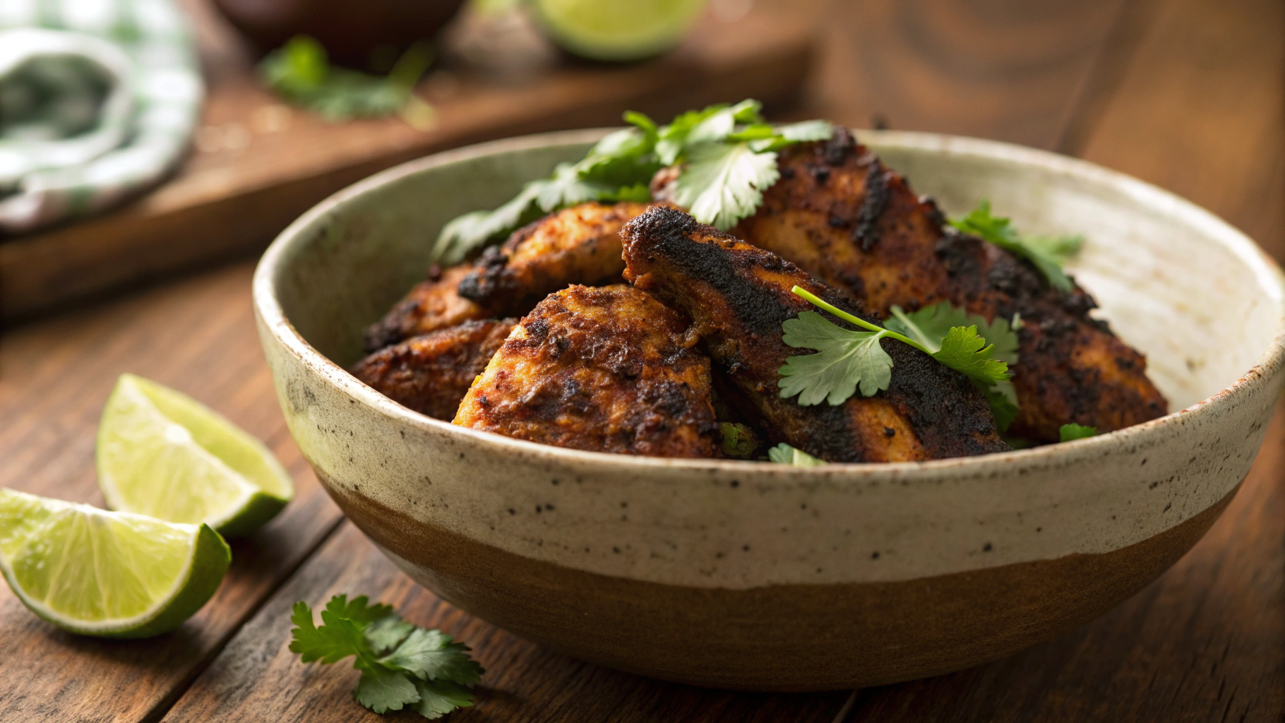 Keto Blackened Chili Chicken Tenders