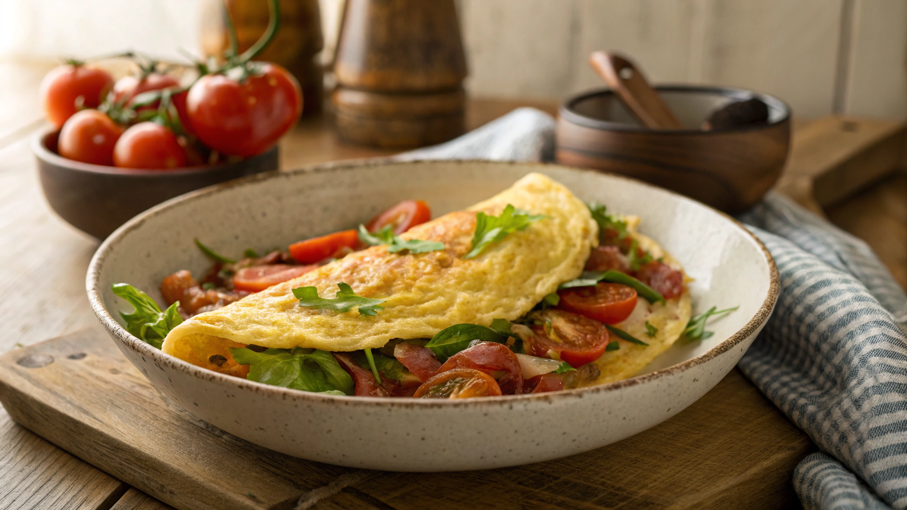 Keto BLT Omelette