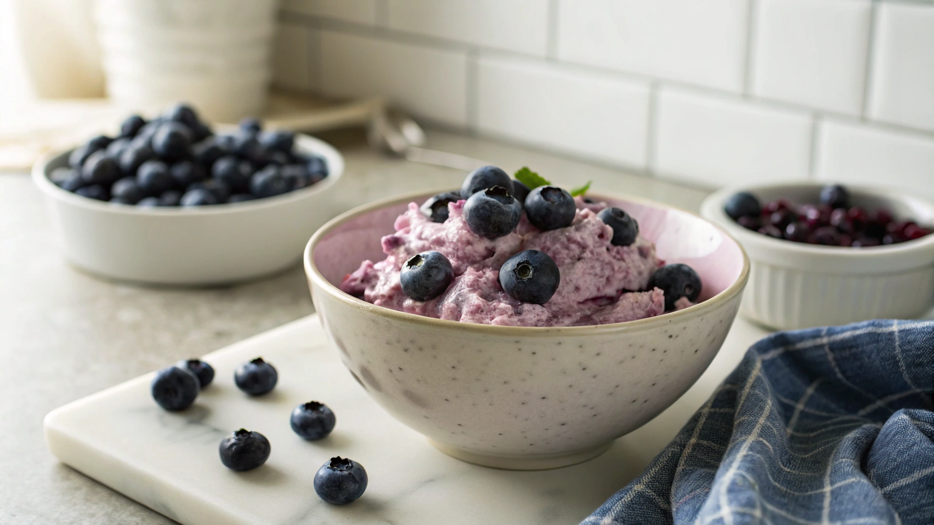 Keto Blueberry Goat Cheese Spread