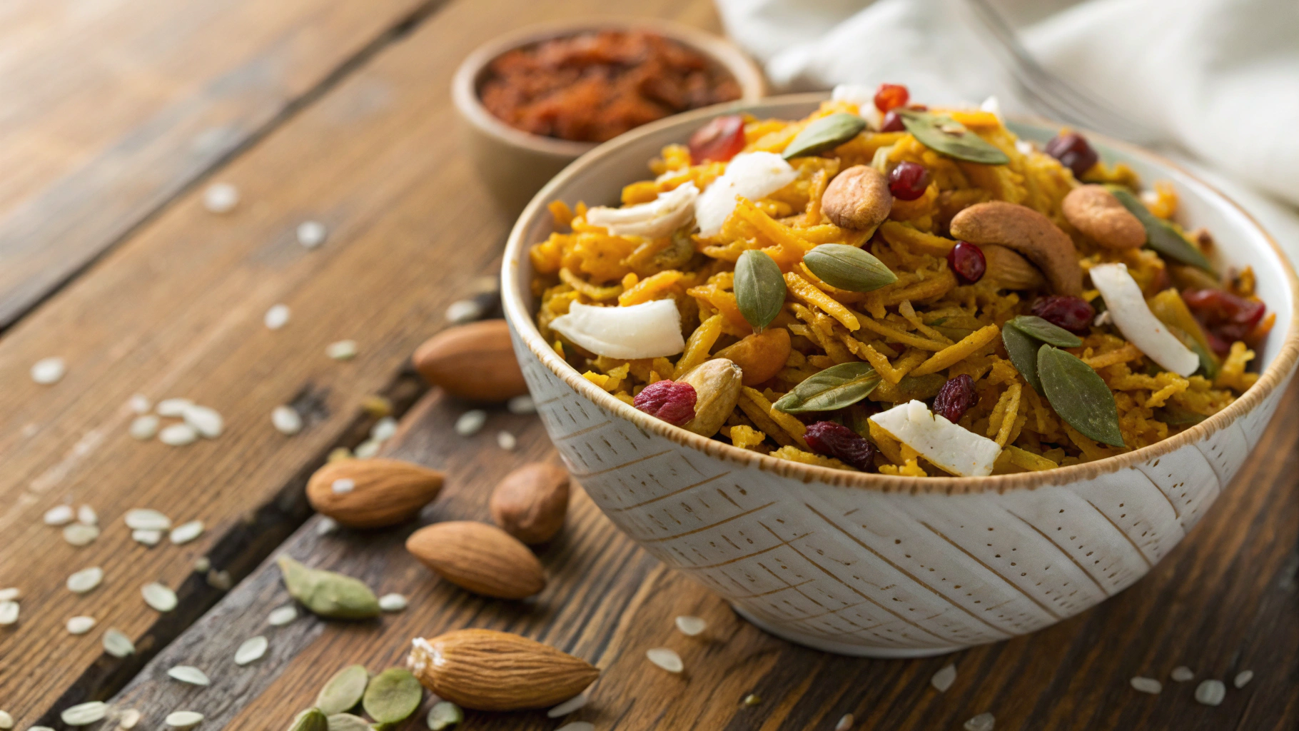 Keto Bombay Trail Mix