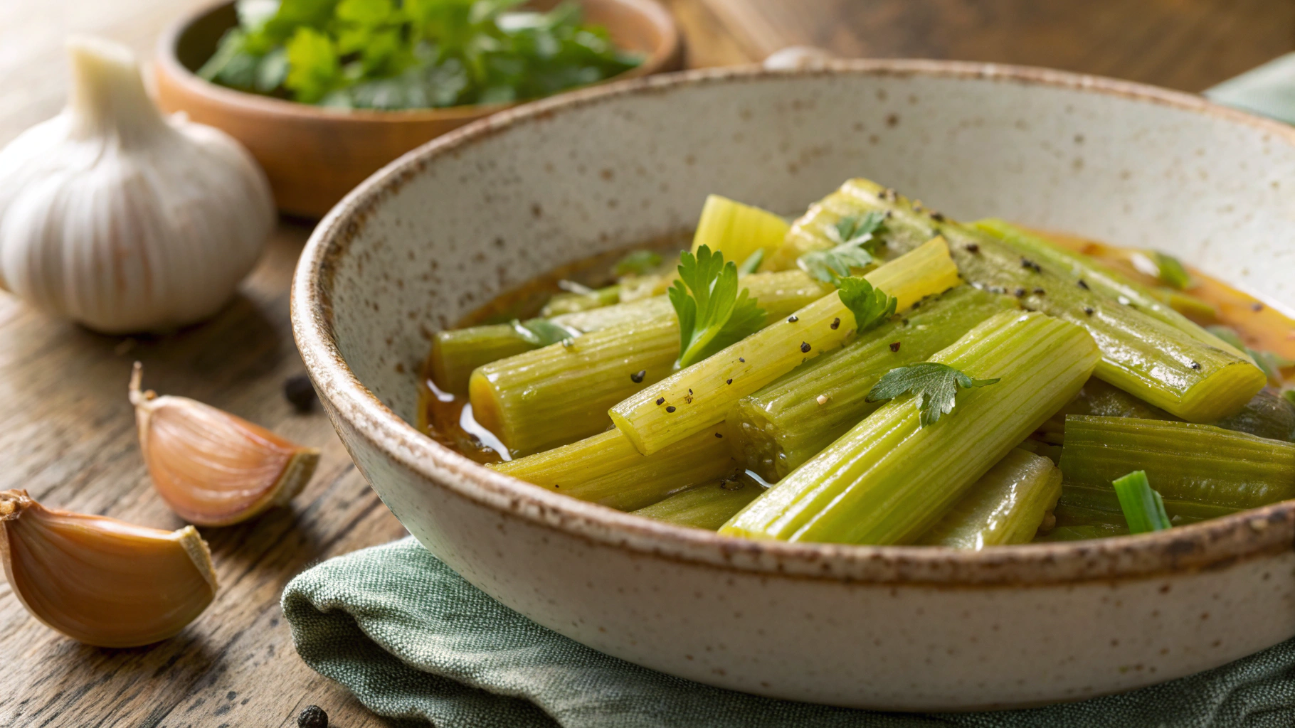Keto Braised Celery