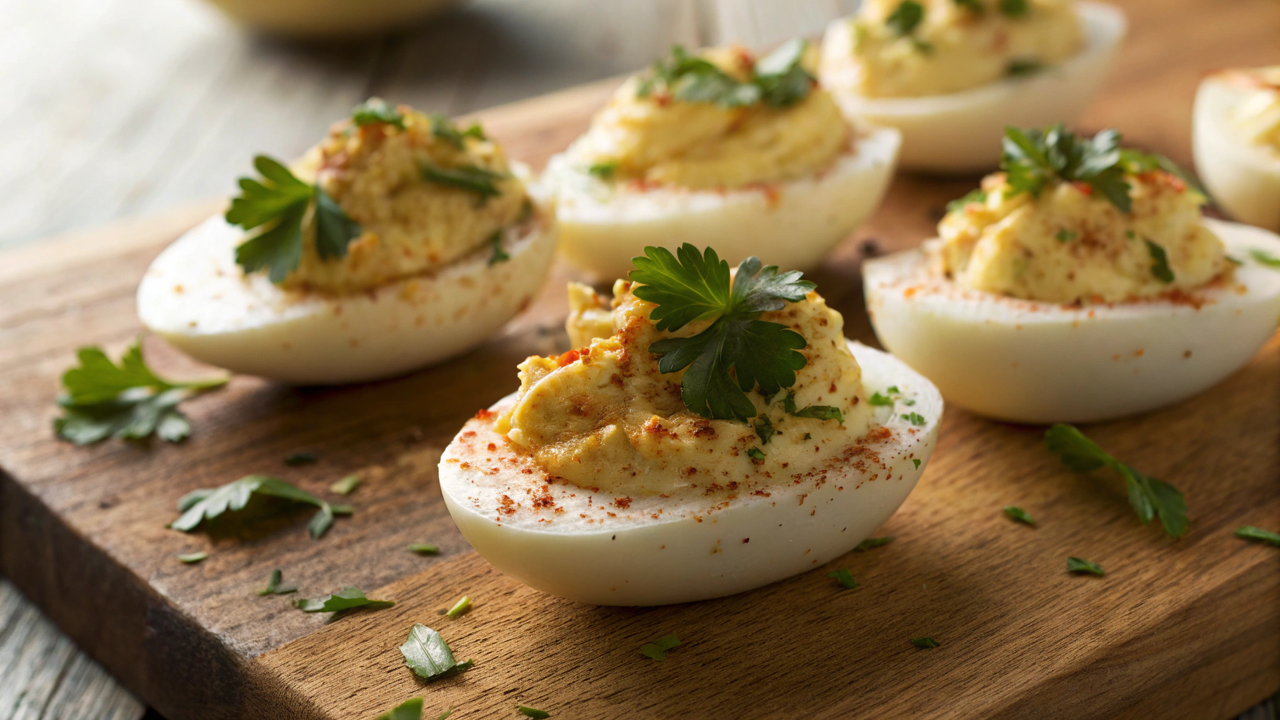 Keto Breakfast Deviled Eggs