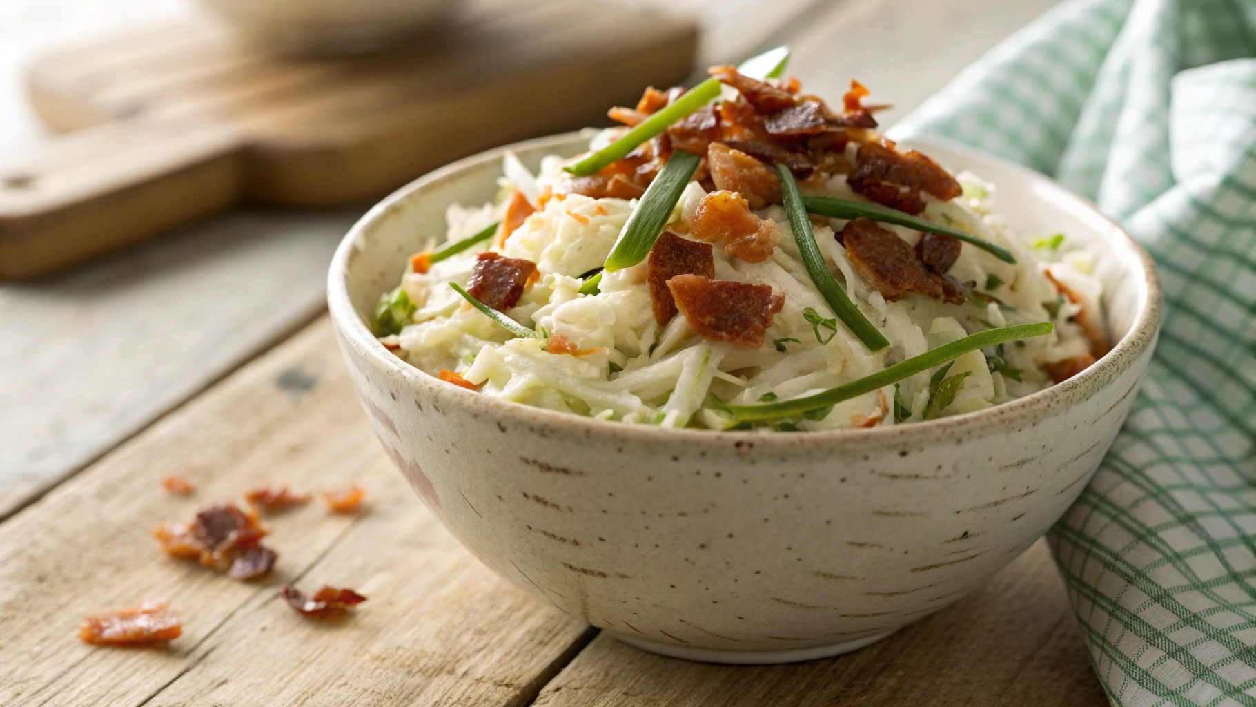 Keto Broccoli Bacon Coleslaw