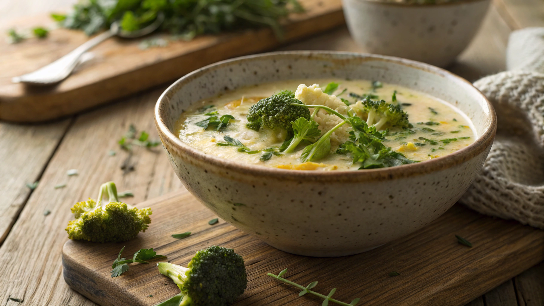 Low Carb Broccoli Cheese Soup
