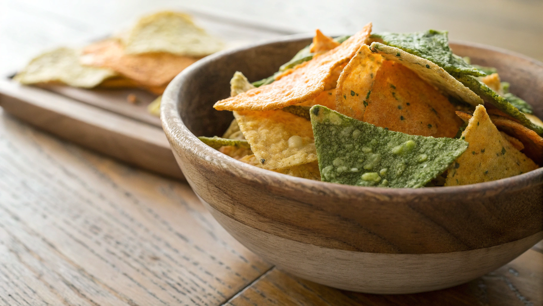 Keto Broccoli Nacho Chips