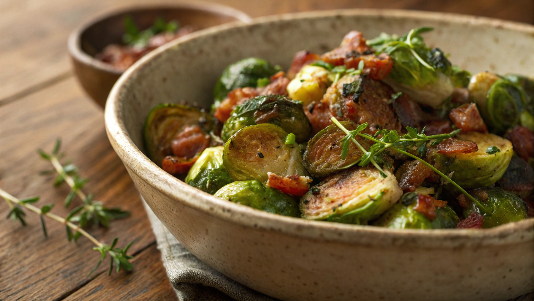Keto Brussels Sprouts with Pancetta