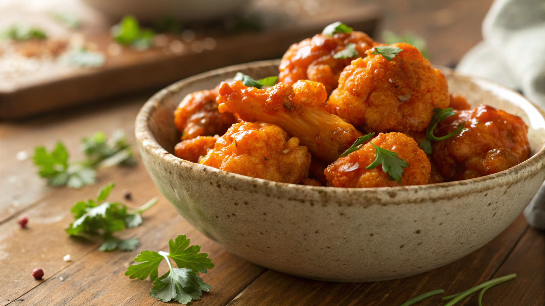 Keto Buffalo Cauliflower