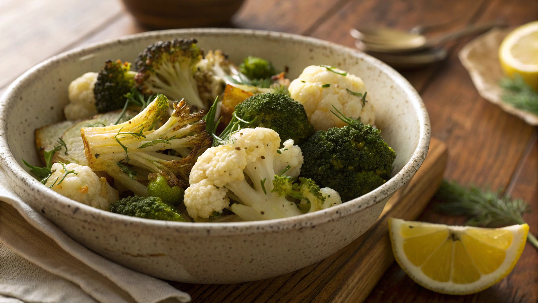 Keto Butter and Herb Roasted Low Carb Veggies